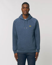 Load image into Gallery viewer, Heather Blue Logo Hoodie